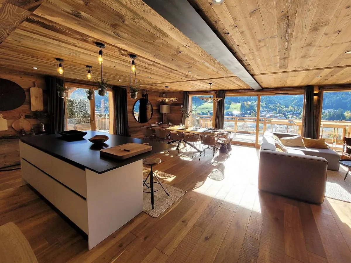 Chalet De Luxe Avec Spa, Sauna, Parking, Wifi Et Animaux Admis - Fr-1-598-41 Les Gets
